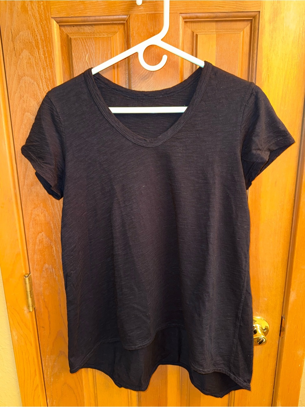 Women's Black Short Sleeve Tee